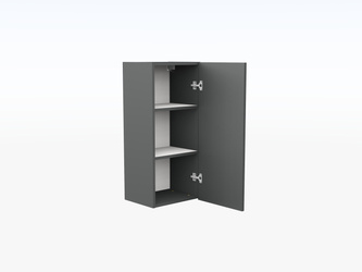 Wall-hung kitchen cabinet, 40 cm, height 90 cm, Anthracite