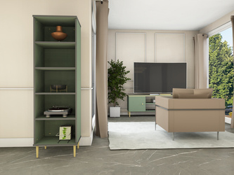 Shelf ESTELLA Glamor smoky green
