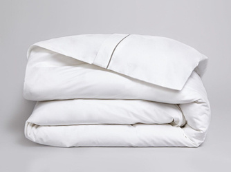 White cotton hotel bed linen. Duvet cover 140 x 200 + pillowcase 70 x 80 cm or 50 x 60 cm or 50 x 70 cm, weight of your choice, 125 g/m², economical k.100 01